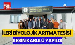 İleri Biyolojik Arıtma Tesisi kesin kabulü yapıldı