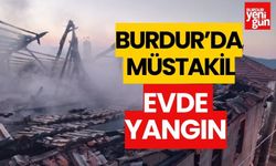  Burdur’da müstakil ev yangında kule döndü