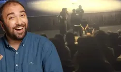 Komedyen Özgür Turhan, gösterisinde sahneden düştü!