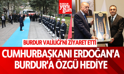 Cumhurbaşkanı Erdoğan'a Burdur'a Özgü Hediye