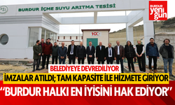 İçme Suyu Arıtma ve Yumuşatma Tesisi için imzalar atıldı