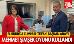 Burdur'da Cumhur İttifakı Başkan Adayı Mehmet Şimşek Oyunu Kullandı
