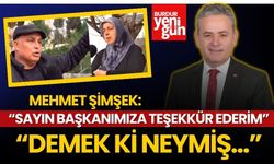 Mehmet Şimşek: "Sayın Başkanımıza Teşekkür Ederim"