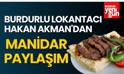 Burdurlu Lokantacı Hakan Akman'dan Manidar Paylaşım