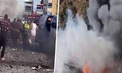 İsrail'den Lübnan'da bir araç ve motosiklete saldırı! Seyir halindeyken hedef aldılar