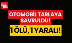 Otomobil tarlaya savruldu! 1 ölü