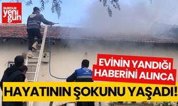 Evinin yandığı haberini alınca hayatının şokunu yaşadı