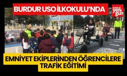 EMNİYET EKİPLERİNDEN ÖĞRENCİLERE TRAFİK EĞİTİMİ