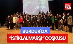 Burdur'da "İstiklal Marşı'' Coşkusu