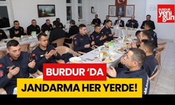 BURDUR'DA JANDARMA HER YERDE!