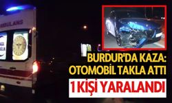 Burdur'da Kaza: Otomobil Takla Attı
