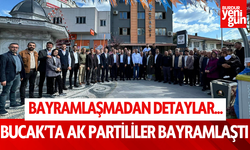 Bucak'ta Ak Partililer Bayramlaştı