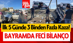 Bayramda feci bilanço! İlk 5 günde 38 kişi hayatını kaybetti