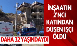 İnşaatın 2'nci katından düşen işçi öldü