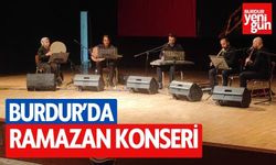 Burdur'da ramazan konseri