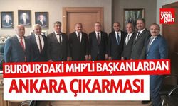 Burdur'daki MHP'li belediye başkanlarından Ankara çıkarması