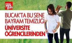 Bucak'ta Camiler Bayram Temizliğinde Öğrencilere Emanet