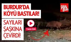 Burdur'da Köyü Bastılar! Sayıları Şaşkına Çevirdi