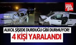 Alkol Şişede Durduğu Gibi Durmuyor! 4 Kişi Yaralandı