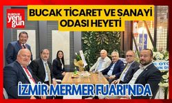 Bucak Ticaret ve Sanayi Odası Heyeti İzmir Mermer Fuarı'nda