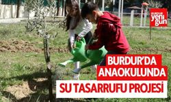Burdur'da anaokulunda su tasarrufu projesi