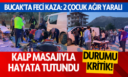 Bucak'ta Feci Kaza: Kalp Masajıyla Hayata Tutundu: 2 Çocuk Ağır Yaralı!