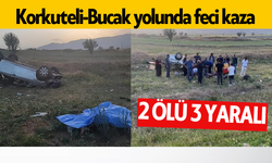 Korkuteli-Bucak yolunda kaza:  2 ölü, 3 yaralı