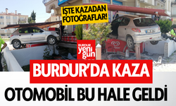 Son Dakika: Burdur'da Kaza: Otomobil Markete Girdi!