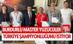 Burdurlu master yüzücülerin hedefi Türkiye şampiyonluğu