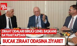 Türkiye Ziraat Odaları Birliği Genel Başkanı Bayraktar'dan Bucak Ziraat Odasına Ziyaret