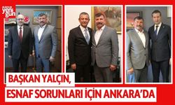 Burdur Şoförler Odası Başkanı Yalçın Ankara'da Temaslarda Bulundu