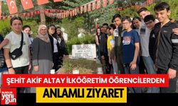 Şehit Akif Altay İlköğretim Öğrencilerden  Anlamlı Ziyaret