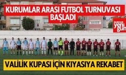 Kurumlar Arası Futbol Turnuvası Burdur'da Başladı: Valilik Kupası İçin Kıyasıya Rekabet