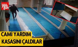 Caminin yardım kasasını kıran hırsız 15 bin TL çaldı