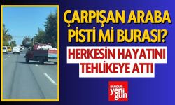 Çarpışan Araba Pisti mi Burası? Herkesin Hayatını Tehlikeye Attı