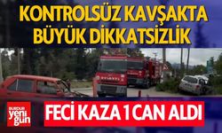 Kontrolsüz Kavşakta Büyük Dikkatsizlik: Feci Kaza 1 Can Aldı