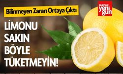 Limonu Doğru Tüketmek Neden Önemli? Uzmanlar Uyardı