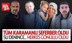 Su Denince Karamanlı'da Halk Seferber Oldu