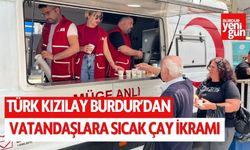 Türk Kızılay Burdur Şubesi'nden Türk Mutfağı Haftası'nda Sıcak Çay İkramı