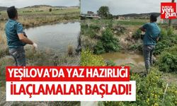 Yeşilova’da yaz hazırlığı! İlaçlamalar başladı