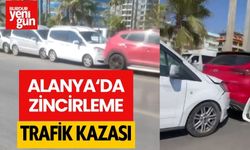 Alanya’da 11 araçlı zincirleme trafik kazası