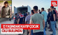 13 yaşındaki kayıp Ramazan sulama kanalında ölü bulundu