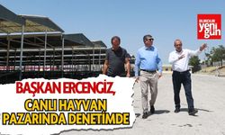 Başkan Ercengiz Canlı Hayvan Pazarında Denetimde!