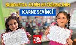 Burdur’da 43 Bin 89 Öğrencinin Karne Sevinci