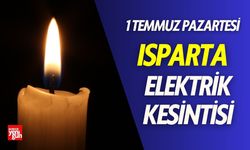 Ispartalılar Dikkat! 1 Temmuz'da Elektrik Kesintisi Olacak