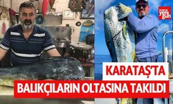 Karataş'ta Balıkçıların Oltasına Takıldı