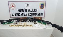 Jandarma Mersin'de Silah Kaçakçılarını Yakaladı