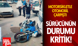 Isparta'da otomobil ile motosiklet çarpıştı: 1 yaralı