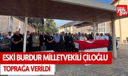 Eski Burdur Milletvekillerinden Ahmet M. Çiloğlu toprağa verildi