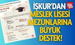 İŞKUR’dan Meslek Lisesi Mezunlarına Büyük Destek!